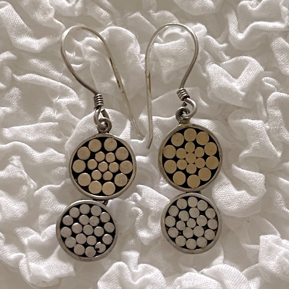 Kathy Kamei Double Life Disc Earrings